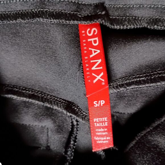 Spanx The Perfect Pant Hi-Rise Flare Wide Leg Trouser 20252Q Black Womens Small - Picture 3 of 5